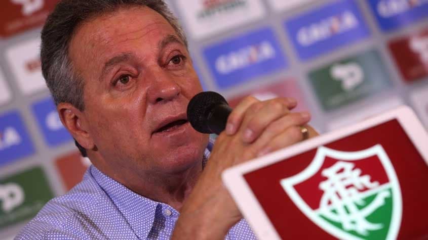 Apresentação de Abel Braga como novo técnico do Fluminense