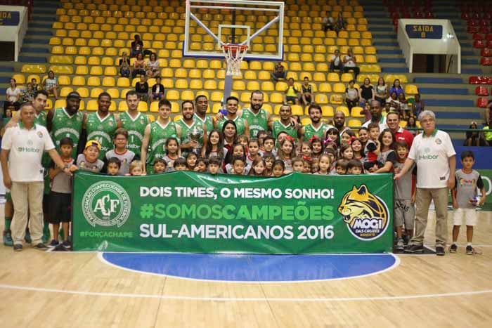 NBB CAIXA - De verde, Mogi homenageia Chapecoense e vence Liga Sorocabana