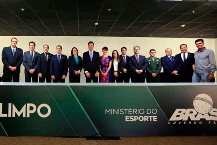 Membros do Tribunal de Justiça Desportiva Antidopagem tomam posse em cerimônia no Ministério do Esporte