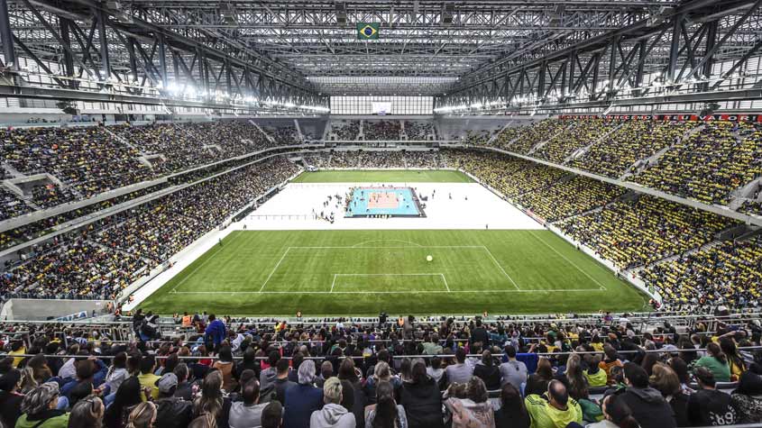 Estádio Atlético Paranaense recebeu o Desafio de Ouro em 2016