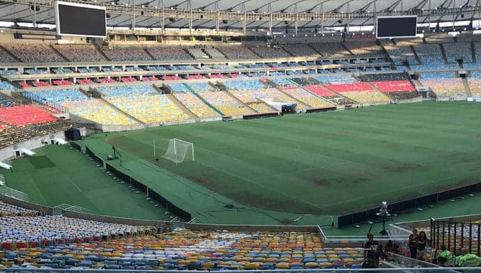 Torcedores do Flamengo estiveram no Maracanã na última terça-feira para a montagem do mosaico