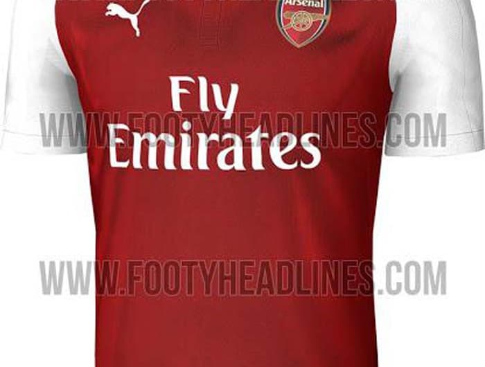 Camisa titular do Arsenal