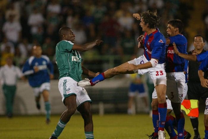 Último confronto: Palmeiras 2 x 3 Cerro Porteño (13/4/2006) - Libertadores