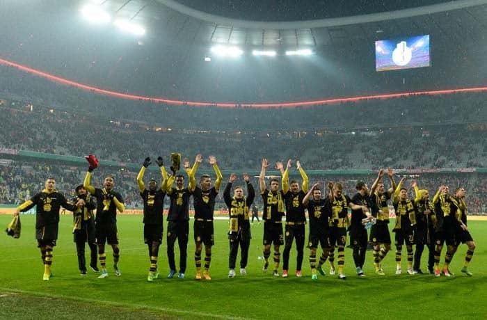 Eintracht Frankfurt e Borussia Dortmund farão a final da Copa da Alemanha, no dia 27 de maio, no Estádio Olímpico, em Berlim