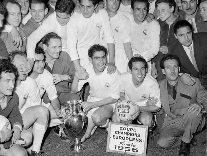 O timaço do fim da década de 50 foi responsável por fazer o Real Madrid conquistar as cinco primeiras edições da Champions League.