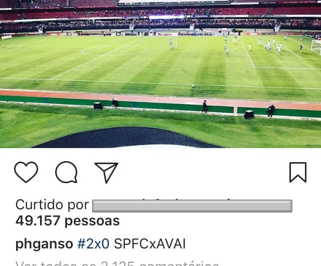 Ganso assiste vitória do São Paulo no Morumbi