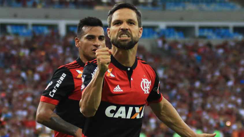 Diego é um dos melhores do Flamengo nos números