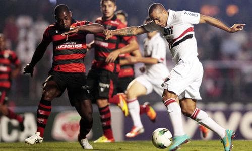 Último confronto: São Paulo 2x0 Atlético-GO - 2012