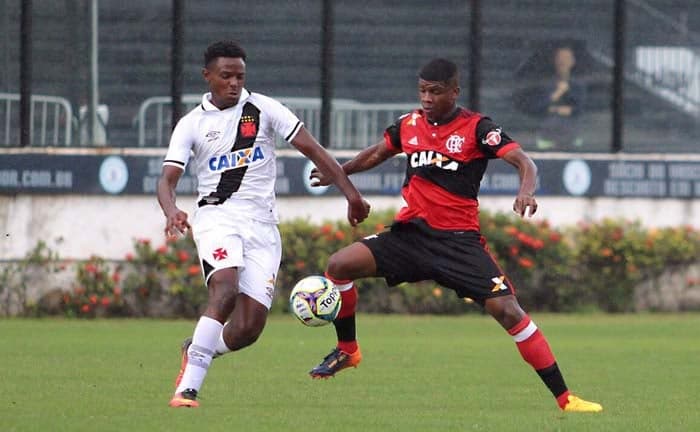Vasco x Flamengo, no sub-20.