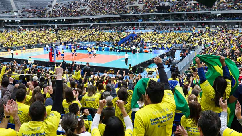 Brasil mantém invencibilidade na Fase Final da Liga Mundial