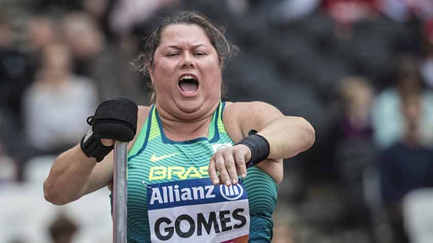 Beth Gomes terminou em quinto no arremesso de peso no Mundial de Londres&nbsp;