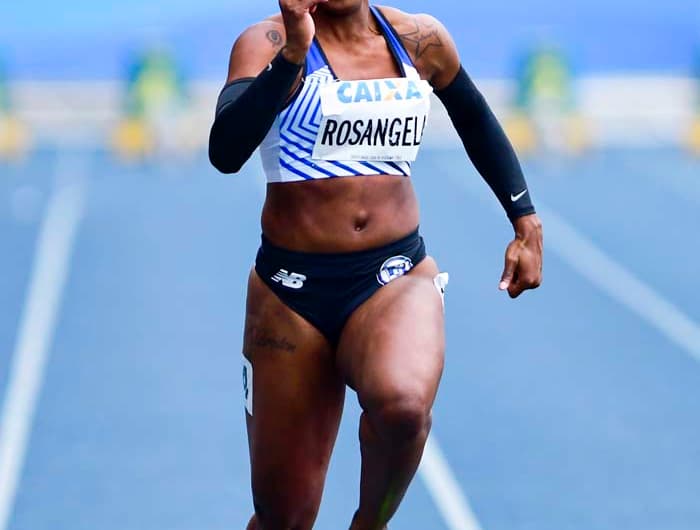 Rosangela Santos vence 100 m na Polônia