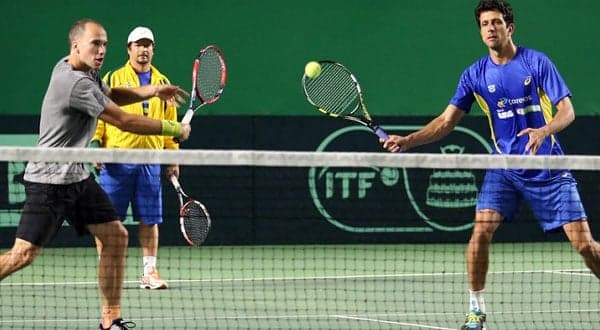 Bruno Soares e Marcelo Melo na Copa Davis