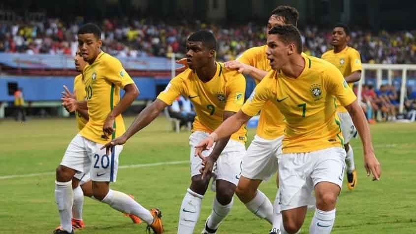 Brasil venceu a Espanha na estreia do Mundial Sub-17
