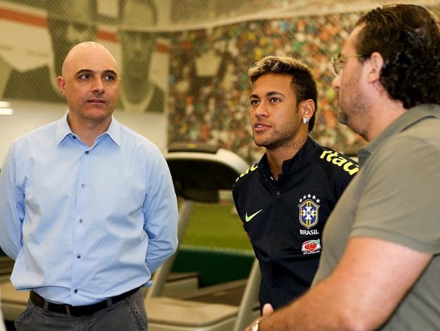 Neymar na Academia de Futebol do Palmeiras