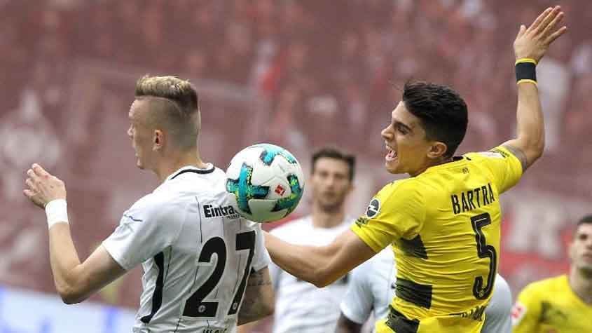 Eintracht Frankfurt&nbsp; 2 x 2 Borussia Dortmund
