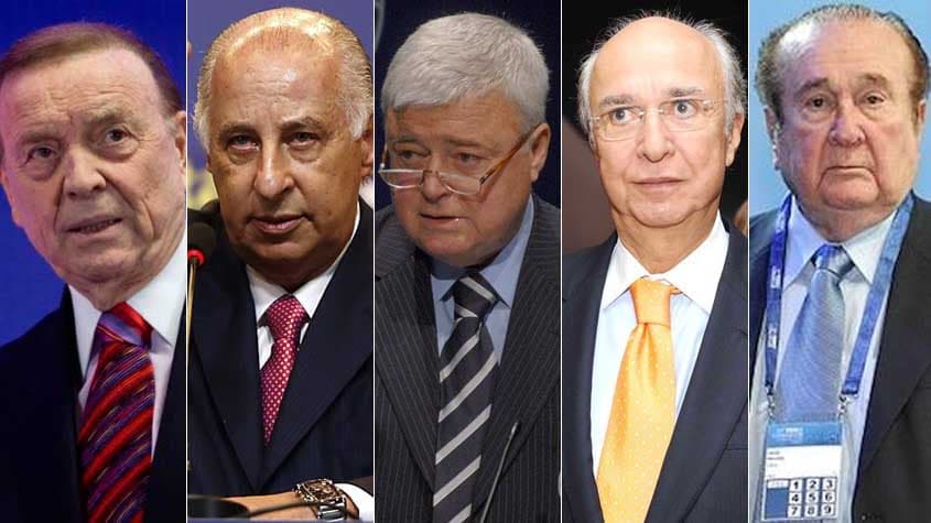 Escândalo de corrupção da Fifa rende suspeitss sobre cartolas do Brasil e de todos os cantos do mundo. Saiba como está cada um