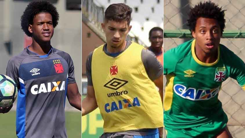 Alan, Andrey e Paulo Vitor devem participar da Copa São Paulo pelo Vasco em 2018. Veja galeria LANCE! a seguir