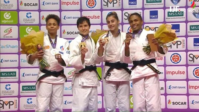 Érika Miranda conquista o bronze para o Brasil no primeiro dia de World Masters