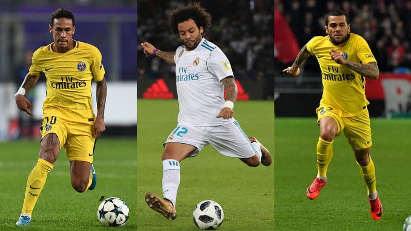 Neymar, Marcelo e Daniel Alves estão na lista dos 100 melhores jogadores de 2017 de conceituado jornal inglês. Veja a lista completa a seguir