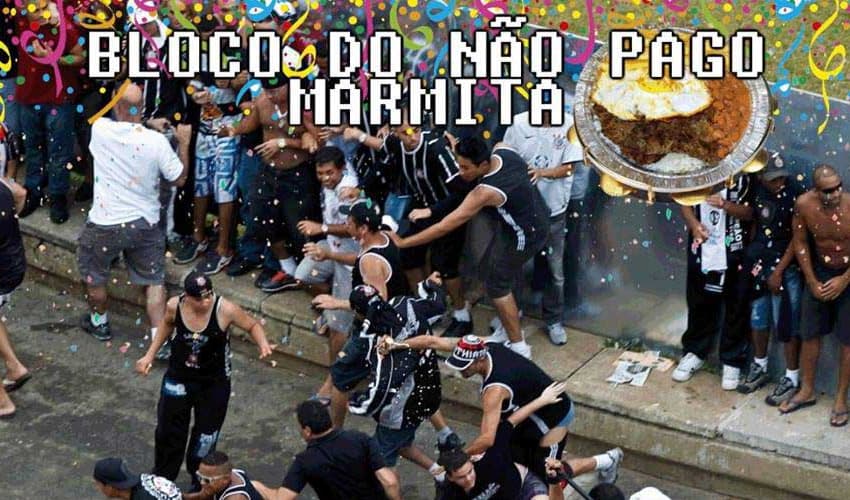 Evento no Facebook zoa Corinthians e cria bloco ironizando episódio das marmitas