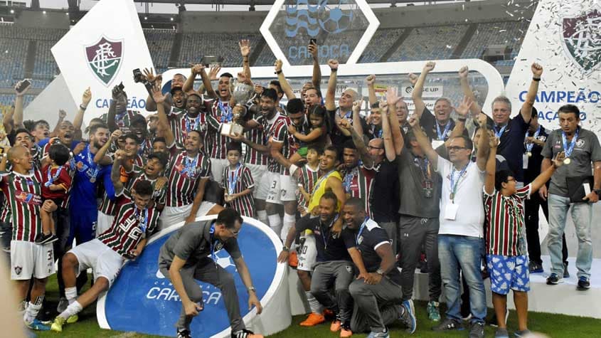 No último encontro entre os rivais cariocas, título do Fluminense na Taça Rio após vitória por 3 a 0 (25/03)