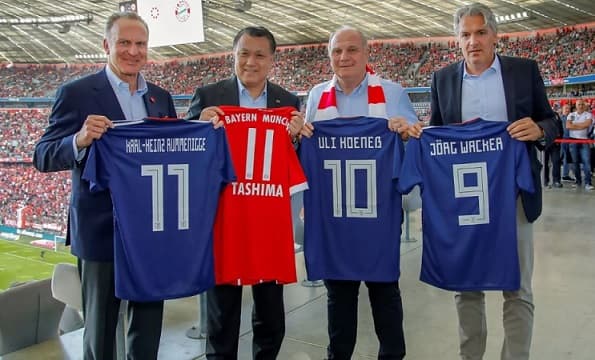 Bayern fecha parceria com Associação Japonesa de Futebol