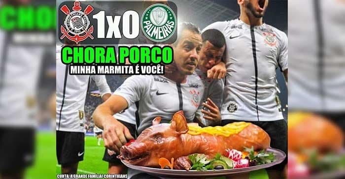 Os melhores memes de Corinthians 1 x 0 Palmeiras