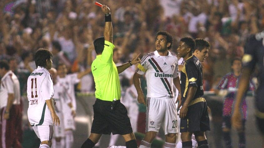 Fred (Fluminense) na final da Sul-Americana contra a LDU