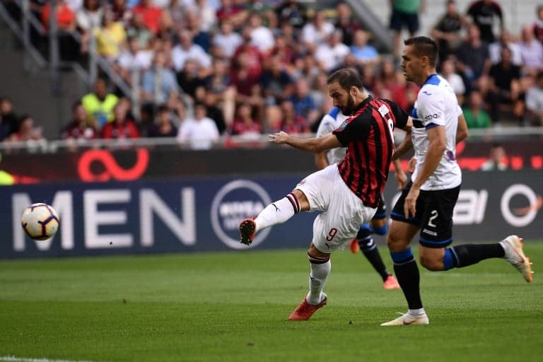 Milan x Atalanta - Higuaín