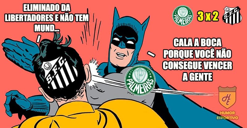 Memes: Palmeiras 3 x 2 Santos
