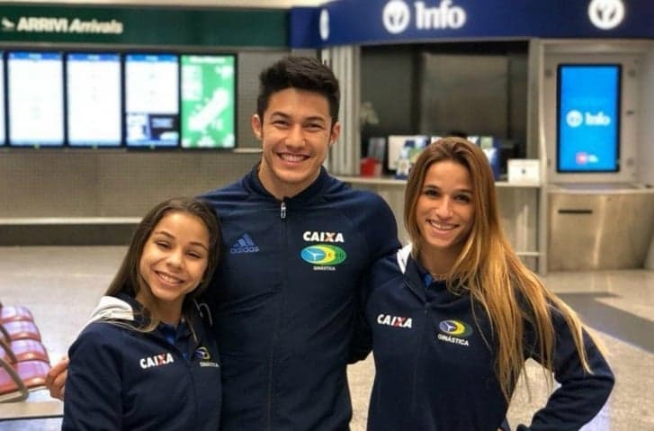 Flávia Saraiva, Arthur Nory e Jade Barbosa representam o Brasil em dois torneios disputados na Suíça
