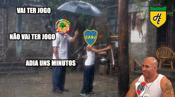 Boca x River: adiamento do jogo causa memes e piadas