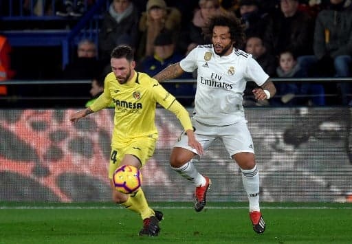 Marcelo e Layún - Villarreal x Real Madrid
