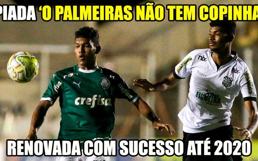 Palmeiras é alvo de memes após eliminação na Copinha