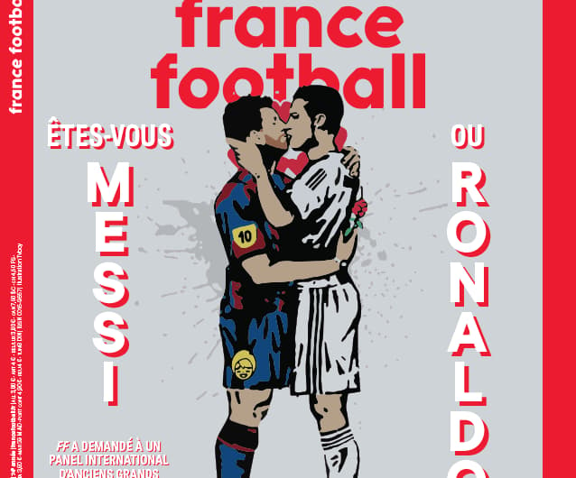Capa France Football - Messi e Cristiano Ronaldo
