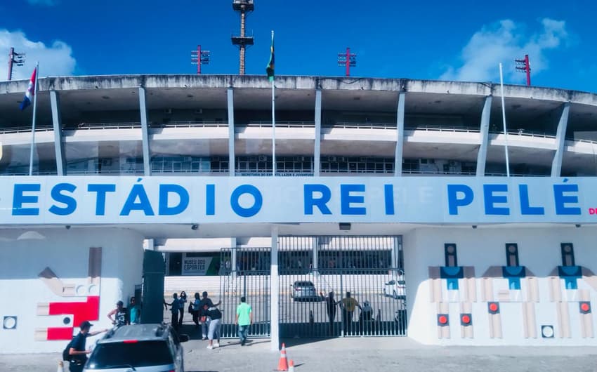 Estádio Rei Pelé - CSA  x Santos