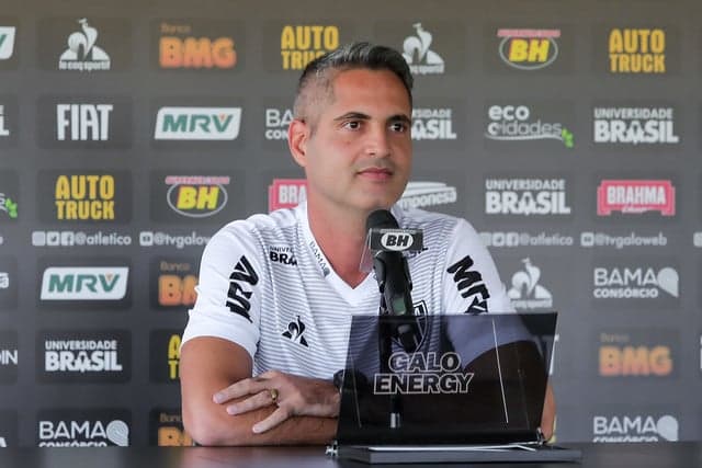Rodrigo Santana está como interino no Galo desde a parte final do Campeonato Mineiro e tem conseguido bons resultados com a equipe alvinegra