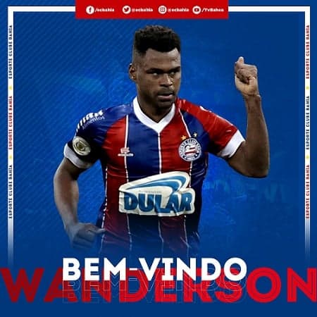 Wanderson oficializado pelo Bahia
