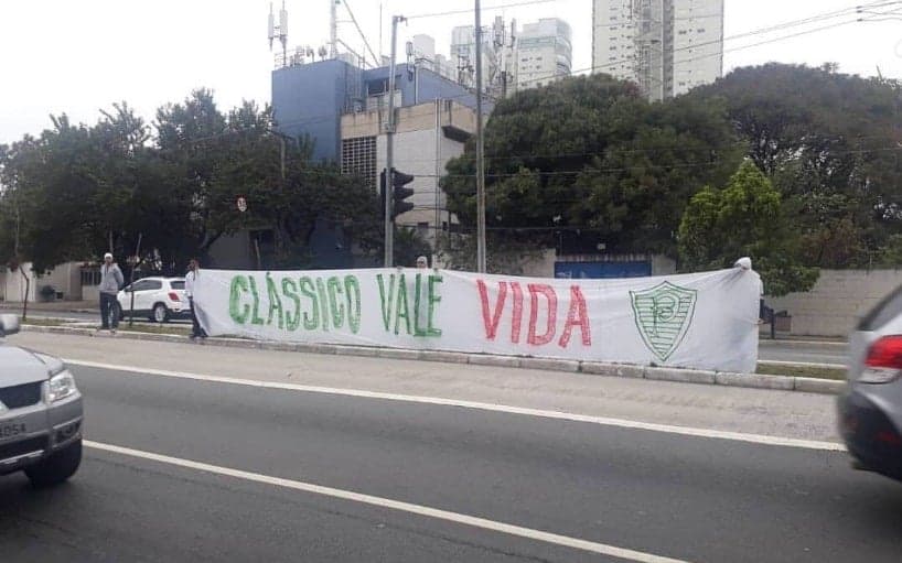 Protesto - Mancha - Palmeiras