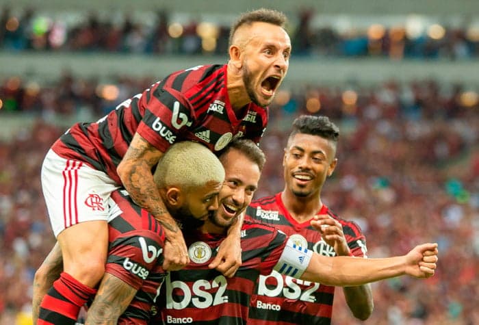 42 GOLS - Flamengo, em 2019, teve o melhor ataque do primeiro turno do Brasileirão