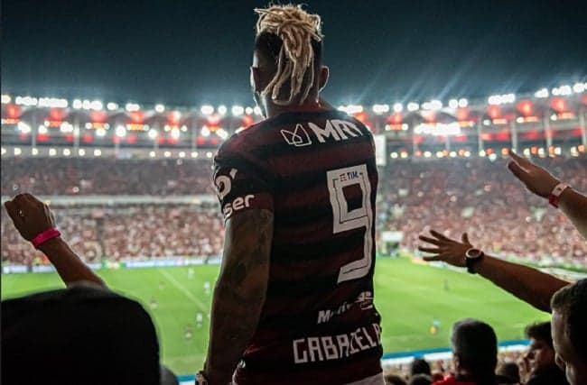Imagens de Gabigol pelo Flamengo