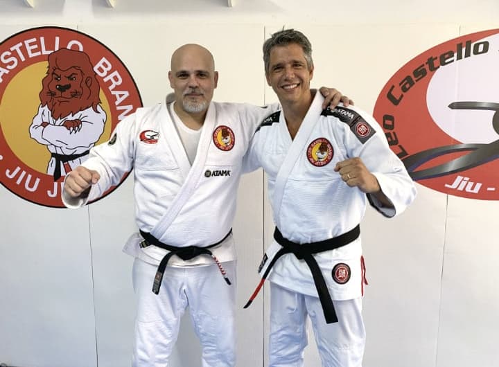 Castello Branco graduou Marcio Garcia a faixa-preta de Jiu-Jitsu (Foto: Eduardo Ferreira)