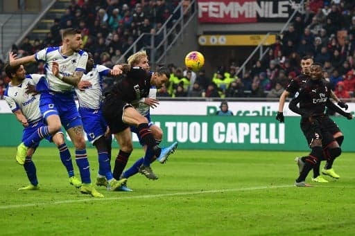 Milan x Sampdoria - Ibrahimovic
