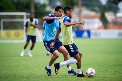 Moreno treinou na Toca da Raposa e deve estar pronto para o clássico contra o Galo, no dia 7 de março