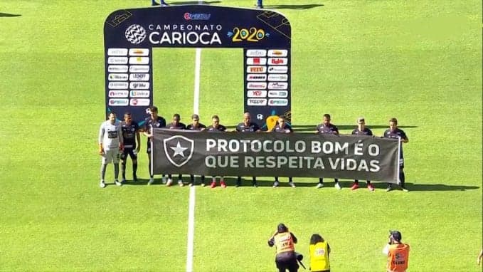 protesto Botafogo