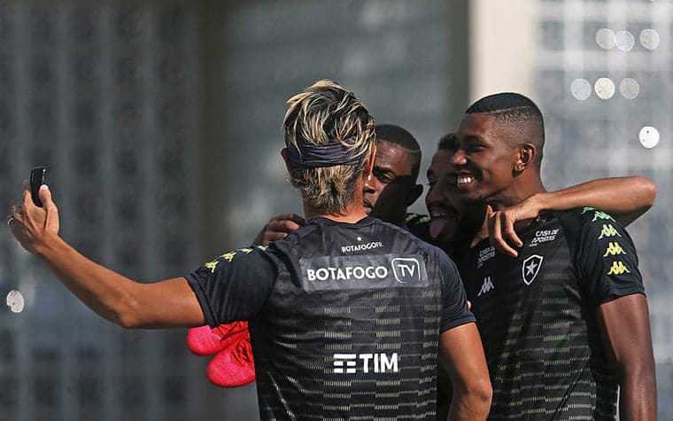 Treino Botafogo - Elenco