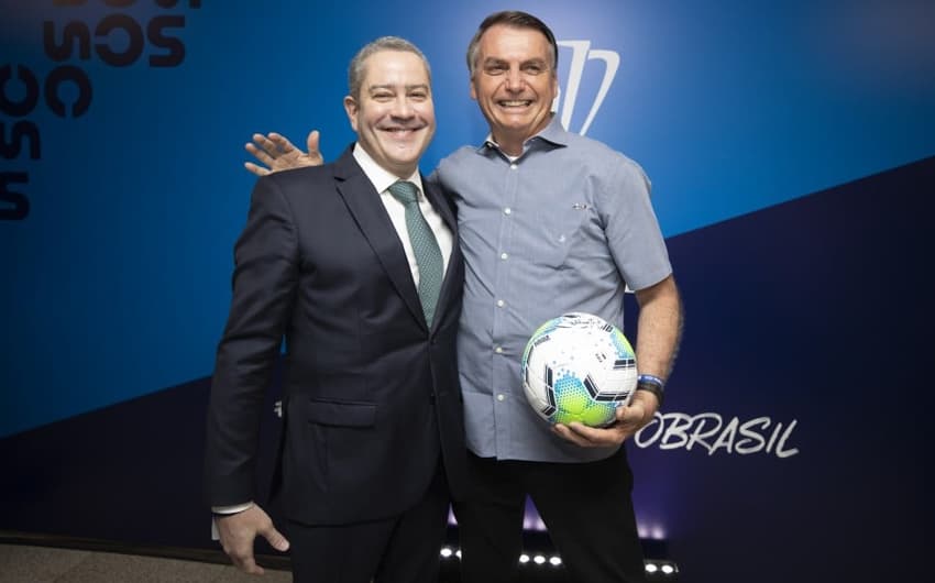 Jair Bolsonaro e Rogério Caboclo