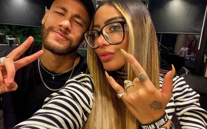 Neymar e sua irmã, Rafaella Santos