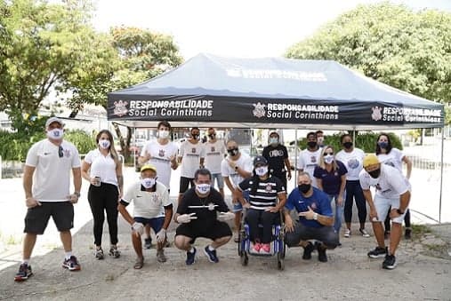 Corinthians realizou ação social no Parque São Jorge